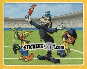 Sticker Primera Tarjeta Roja para un Brasileño (Luís Pereira, CM-1974) - Copa Disney 2014 n. 13 - Navarrete