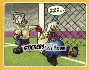 Sticker Primer Reemplazo de un Arquero (Raducanu-Adameche, CM-1970) - Copa Disney 2014 n. 16 - Navarrete
