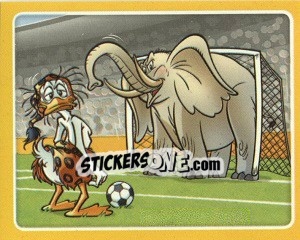Sticker Primer Partido Definido por Penales (Alemania-Francia, CM-1982) - Copa Disney 2014 n. 17 - Navarrete