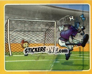 Sticker Primera Final de Copa Definido por Penales (Brasil-Italia, CM-1994) - Copa Disney 2014 n. 18 - Navarrete