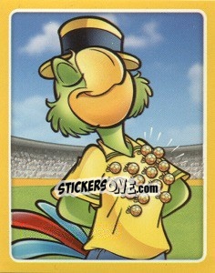 Sticker Jugador con Más Goles en CM (Ronaldo de Brasil, CM-1998, 2002, 2006) - Copa Disney 2014 n. 22 - Navarrete