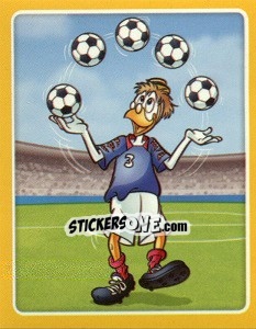 Sticker Jugador con Más Goles en Un Partido (Salenko de Rusia, CM-1994) - Copa Disney 2014 n. 24 - Navarrete
