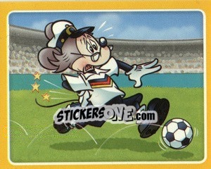Sticker Jugador con Más Partidas en CM (Lothar Matthaus, CM-1982,86,90,94,98) - Copa Disney 2014 n. 27 - Navarrete