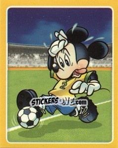 Figurina Jugador que Participó en Más Finales (Cafú de Brasil) - Copa Disney 2014 - Navarrete