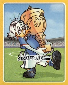 Sticker Campeón de Mayor Edad (Zoff de Italia, CM-1982) - Copa Disney 2014 n. 39 - Navarrete