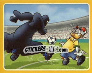Sticker Defensa con Más Tiempo sin Cometer Faltas (Lucio de Brasil, CM-2006) - Copa Disney 2014 n. 42 - Navarrete