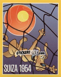 Sticker Suiza 1954