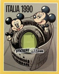 Figurina Italia 1990 - Copa Disney 2014 - Navarrete