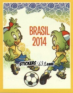 Sticker Brasil 2014