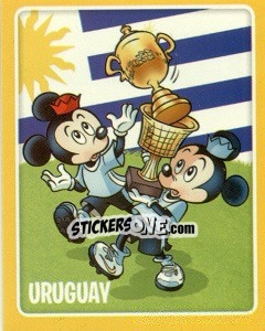 Sticker Uruguay (Bicampeón 1930, 1950) - Copa Disney 2014 n. 72 - Navarrete