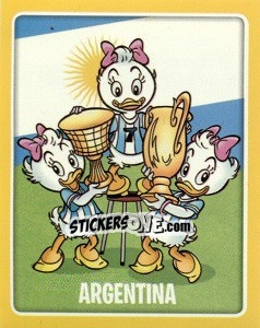 Sticker Argentina (Bicampeón 1978, 1986) - Copa Disney 2014 n. 73 - Navarrete