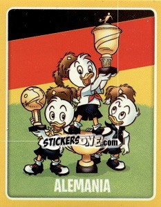 Sticker Alemania (Tricampeón 1954, 1974, 1990) - Copa Disney 2014 n. 74 - Navarrete