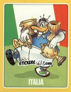 Sticker Italia (Tetracampeón 1934, 1938, 1982, 2006)