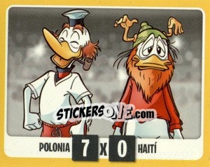 Sticker Polonia 7 x Haití 0 (Alemania 1974) - Copa Disney 2014 - Navarrete