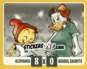 Sticker Alemania 8 - Arabia Saudita 0 (Corea-Japón 2002) - Copa Disney 2014 - Navarrete
