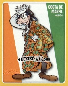 Sticker Costa De Marfil, Grupo C - Copa Disney 2014 n. 147 - Navarrete