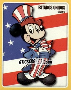 Sticker Estados Unidos, Grupo G - Copa Disney 2014 - Navarrete
