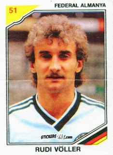 Cromo Rudi Völler - Final 86
 n. 51 - Ulker