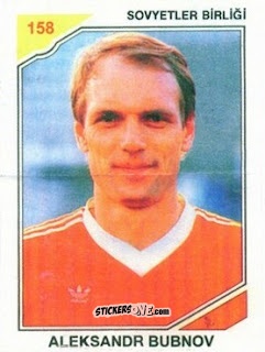 Sticker Aleksandr Bubnov - Final 86
 n. 162 - Ulker
