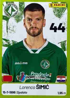 Figurina Lorenco Šimić - Calciatori Serie BKT 2025-2026
 n. 25 - Panini