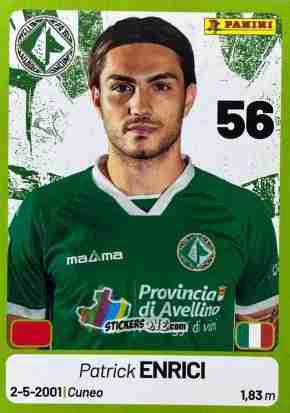 Sticker Patrick Enrici - Calciatori Serie BKT 2025-2026
 n. 26 - Panini