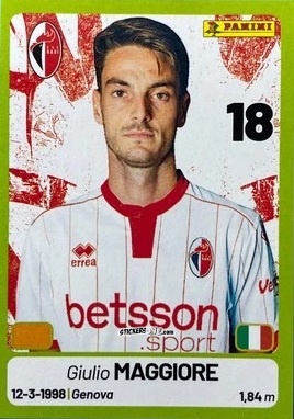 Cromo Giulio Maggiore - Calciatori Serie BKT 2025-2026
 n. 59 - Panini