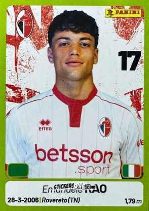 Figurina Emanuele Rao - Calciatori Serie BKT 2025-2026
 n. 62 - Panini