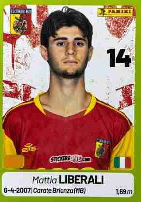 Cromo Mattia Liberali - Calciatori Serie BKT 2025-2026
 n. 96 - Panini