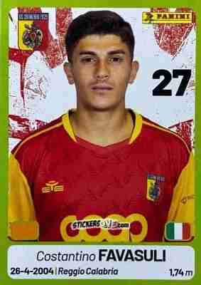 Cromo Costantino Favasuli - Calciatori Serie BKT 2025-2026
 n. 101 - Panini