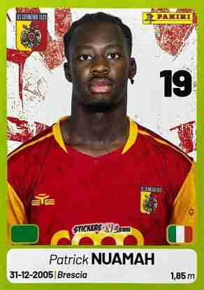Cromo Patrick Nuamah - Calciatori Serie BKT 2025-2026
 n. 103 - Panini