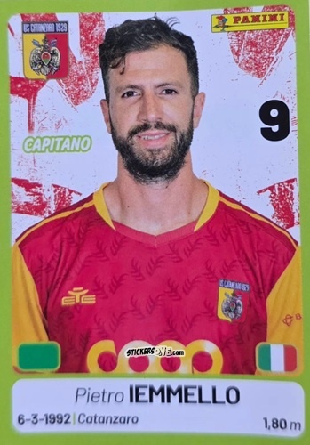 Cromo Pietro Iemmello - Calciatori Serie BKT 2025-2026
 n. 104 - Panini