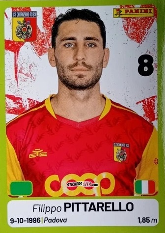 Cromo Filippo Pittarello - Calciatori Serie BKT 2025-2026
 n. 105 - Panini