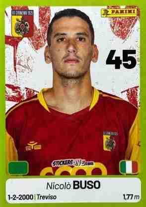 Cromo Nicolò Buso - Calciatori Serie BKT 2025-2026
 n. 107 - Panini