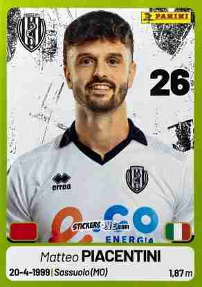 Sticker Matteo Piacentini - Calciatori Serie BKT 2025-2026
 n. 117 - Panini