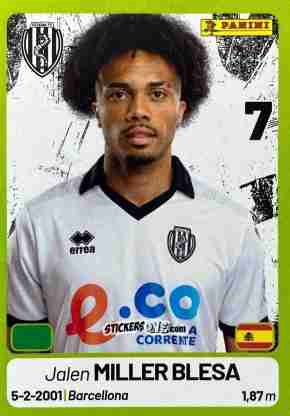 Sticker Jalen Blesa - Calciatori Serie BKT 2025-2026
 n. 127 - Panini