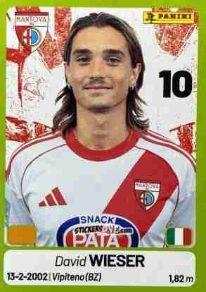 Cromo David Wieser - Calciatori Serie BKT 2025-2026
 n. 207 - Panini