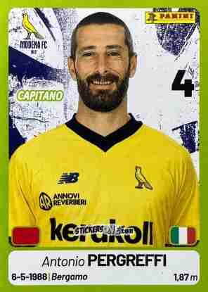 Cromo Antonio Pergreffi - Calciatori Serie BKT 2025-2026
 n. 226 - Panini