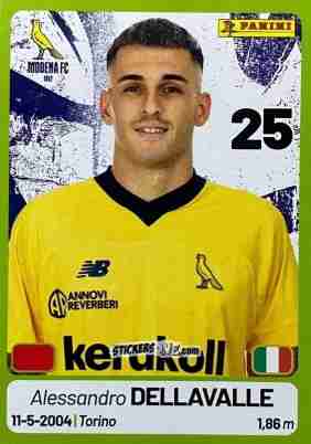 Cromo Alessandro Dellavalle - Calciatori Serie BKT 2025-2026
 n. 228 - Panini