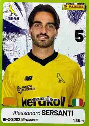 Cromo Alessandro Sersanti - Calciatori Serie BKT 2025-2026
 n. 229 - Panini