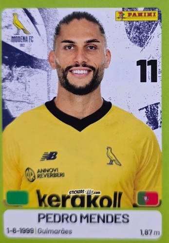 Cromo Pedro Mendes - Calciatori Serie BKT 2025-2026
 n. 235 - Panini