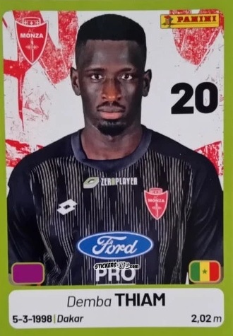 Cromo Demba Thiam - Calciatori Serie BKT 2025-2026
 n. 242 - Panini