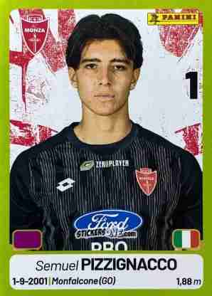 Cromo Semuel Pizzignacco - Calciatori Serie BKT 2025-2026
 n. 243 - Panini