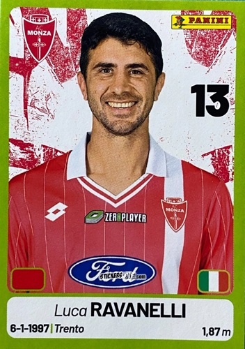 Cromo Luca Ravanelli - Calciatori Serie BKT 2025-2026
 n. 245 - Panini