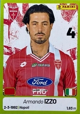 Cromo Armando Izzo - Calciatori Serie BKT 2025-2026
 n. 246 - Panini