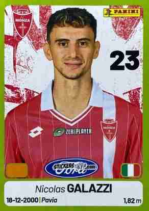 Cromo Nicolas Galazzi - Calciatori Serie BKT 2025-2026
 n. 253 - Panini