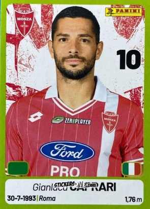 Cromo Gianluca Caprari - Calciatori Serie BKT 2025-2026
 n. 260 - Panini