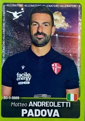 Figurina Matteo Andreoletti - Calciatori Serie BKT 2025-2026
 n. 284 - Panini