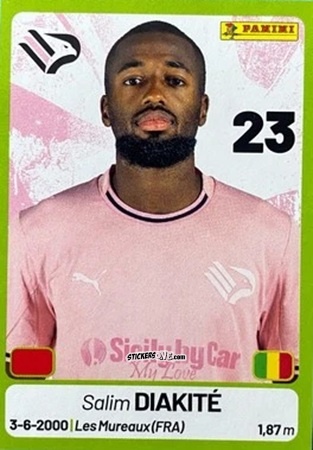 Cromo Salim Diakité - Calciatori Serie BKT 2025-2026
 n. 288 - Panini