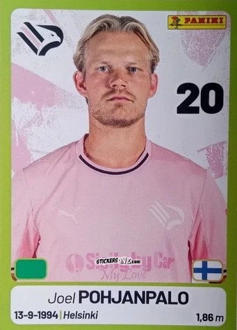 Cromo Joel Pohjanpalo - Calciatori Serie BKT 2025-2026
 n. 302 - Panini