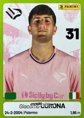 Figurina Giacomo Corona - Calciatori Serie BKT 2025-2026
 n. 305 - Panini